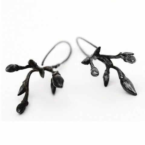 The hanging videkisse - oxidized Silver