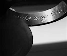 Engraving made by hand